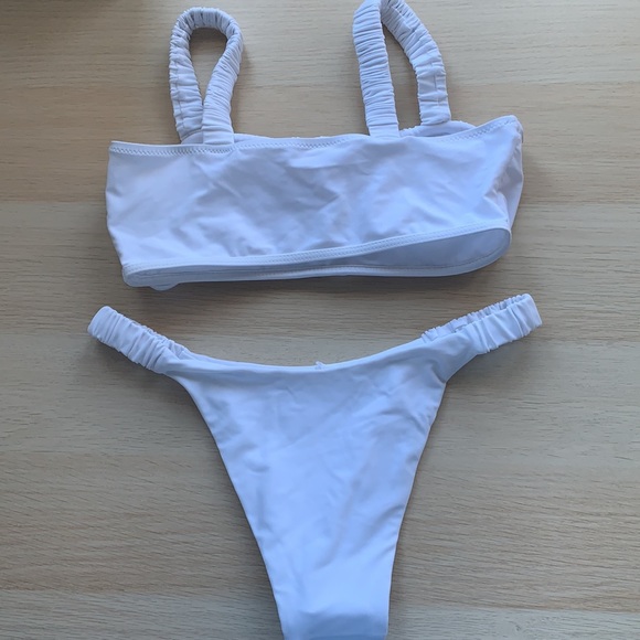 Zaful White Highcut Bikini - Picture 3 of 3